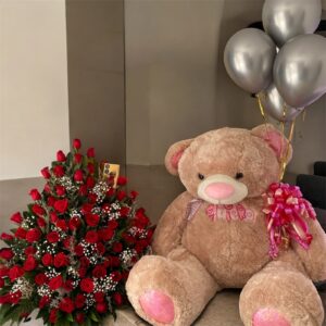 Arreglo Rosas y Peluches #006