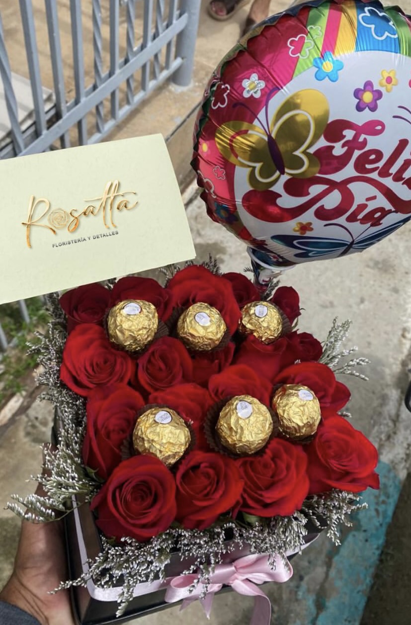 ..Caja mini rosas y ferreros #050 - Image 2