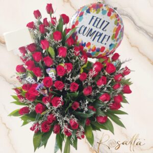Arreglo 50 Rosas #044