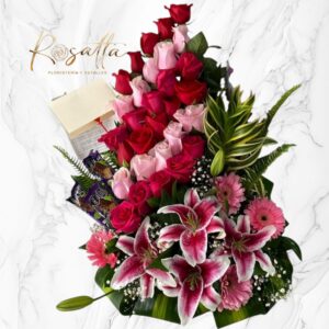 Arreglo de Rosas cascada #042