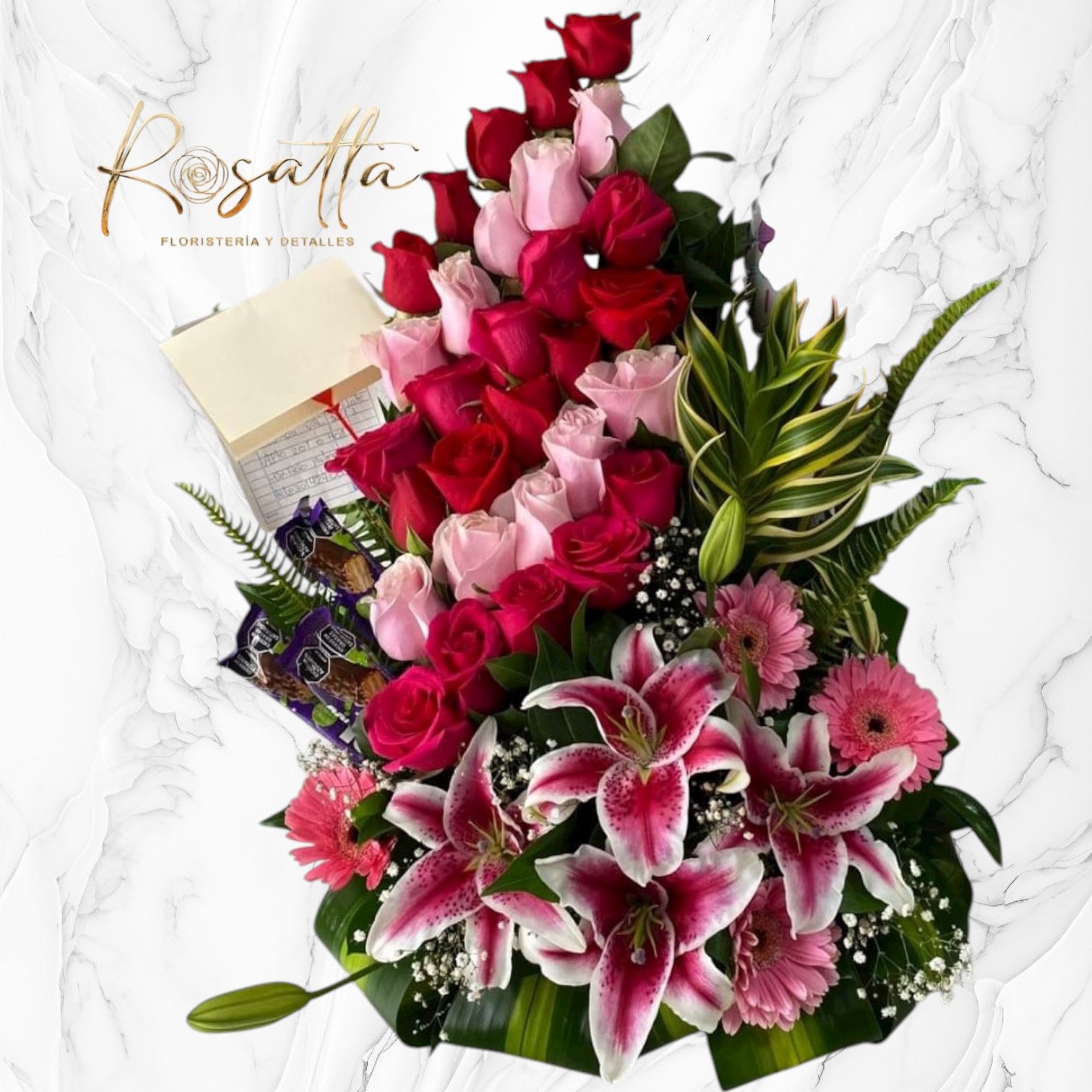 Arreglo de Rosas cascada #042