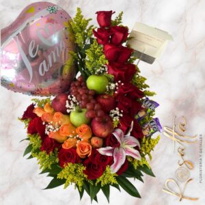*.Arreglo floral frutal deluxe #012