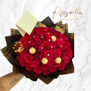 Bouquet rosas rojas #020