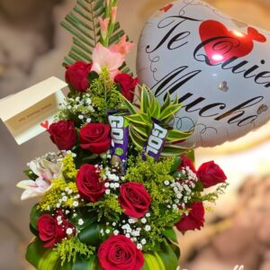 .Arreglo luxury rosas  #032