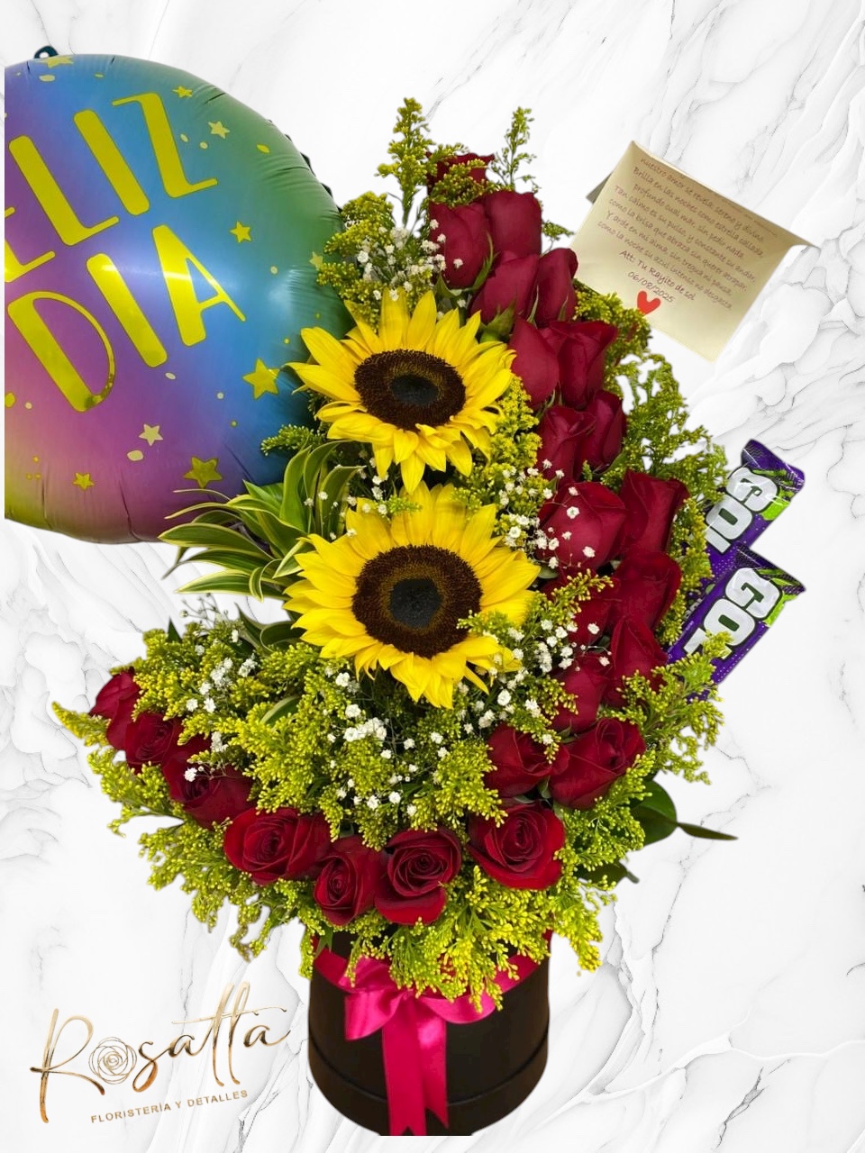 .media luna girasoles #031