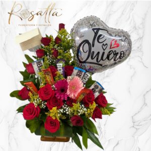 .Arreglo Rosas pequeño  #038