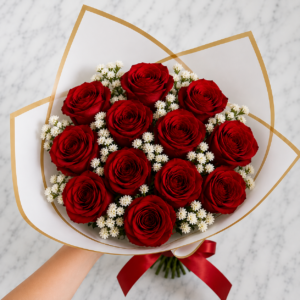 ..Bouquet de 12 Rosas Deluxe #055